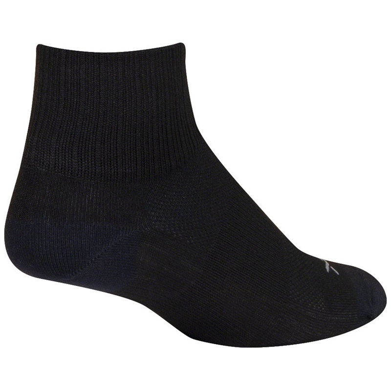 SockGuy SGX Black Socks – 2.5″ Large/X-Large