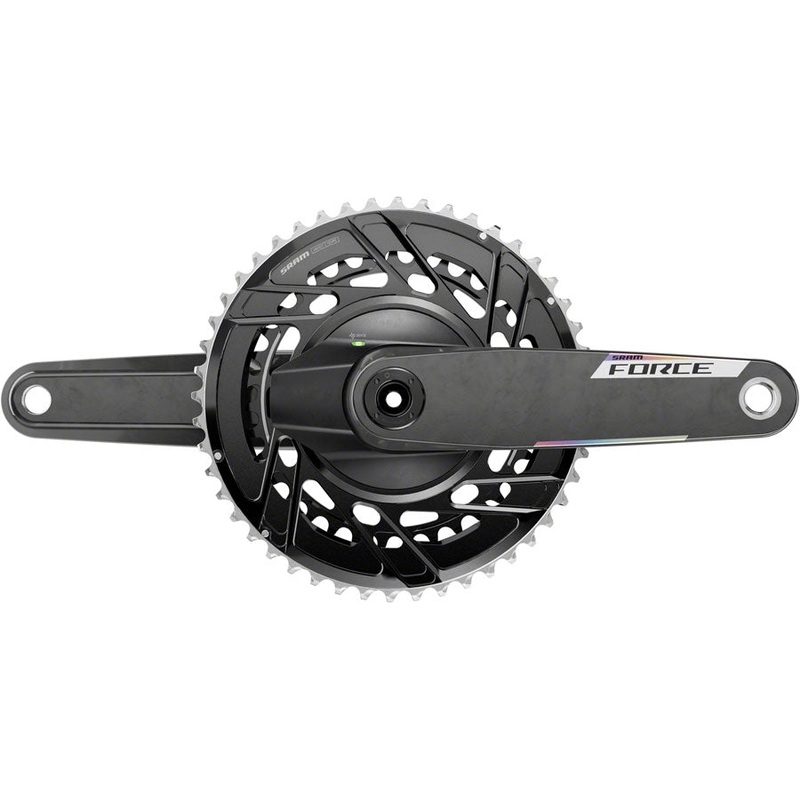 SRAM Force AXS Power Meter Crankset – 172.5mm, 12-Speed, 48/35t Thread Mount, 8-Bolt PM Spider, DUB Spindle, Carbon, E1