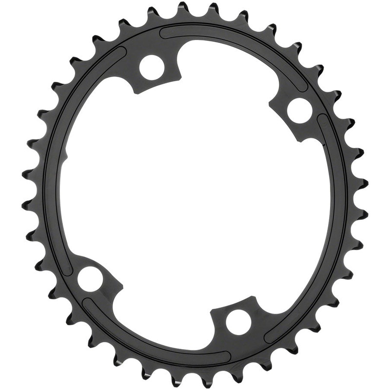 Absolute Black Premium Oval Road 38T Shimano 9100/8000 – Black