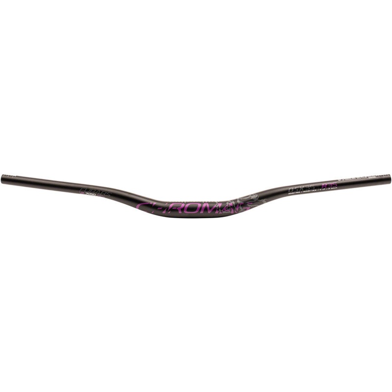 Chromag Fubars OSX 35 Handlebar – Aluminum, 25mm Rise, 35mm, 800mm, Black/Purple