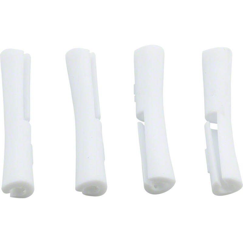 Jagwire Tube Tops 5G Frame Protectors for Brake or Shift Housing White Bag/4