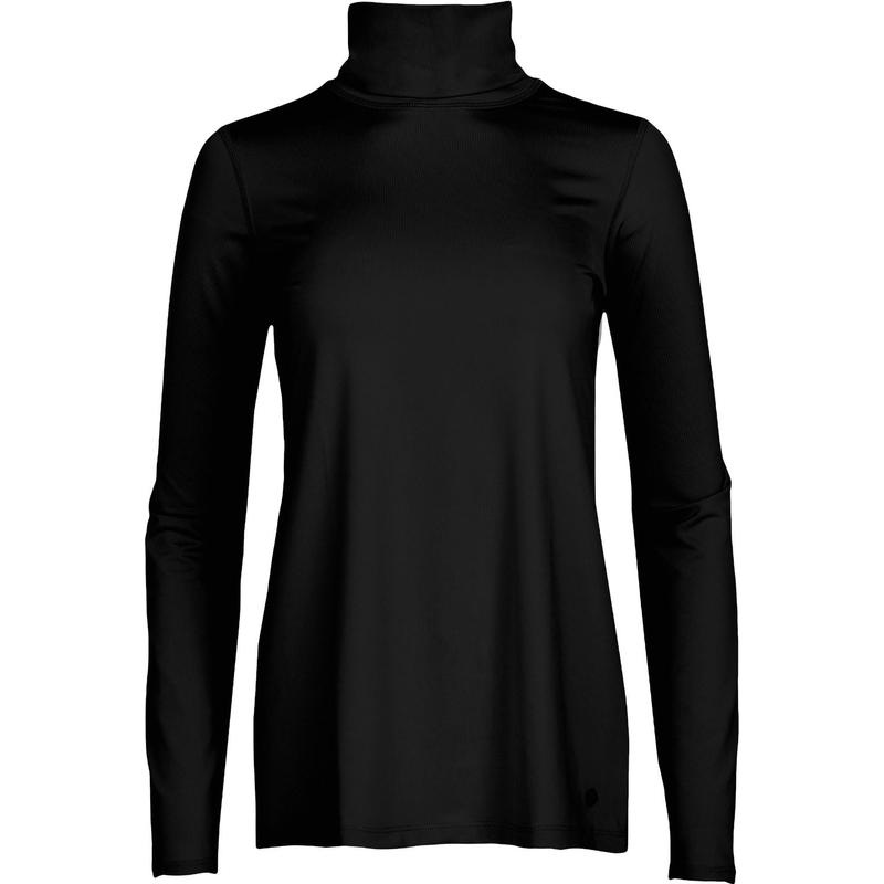 Snow Angel Wocybersilk T-Neck Womens Black Small