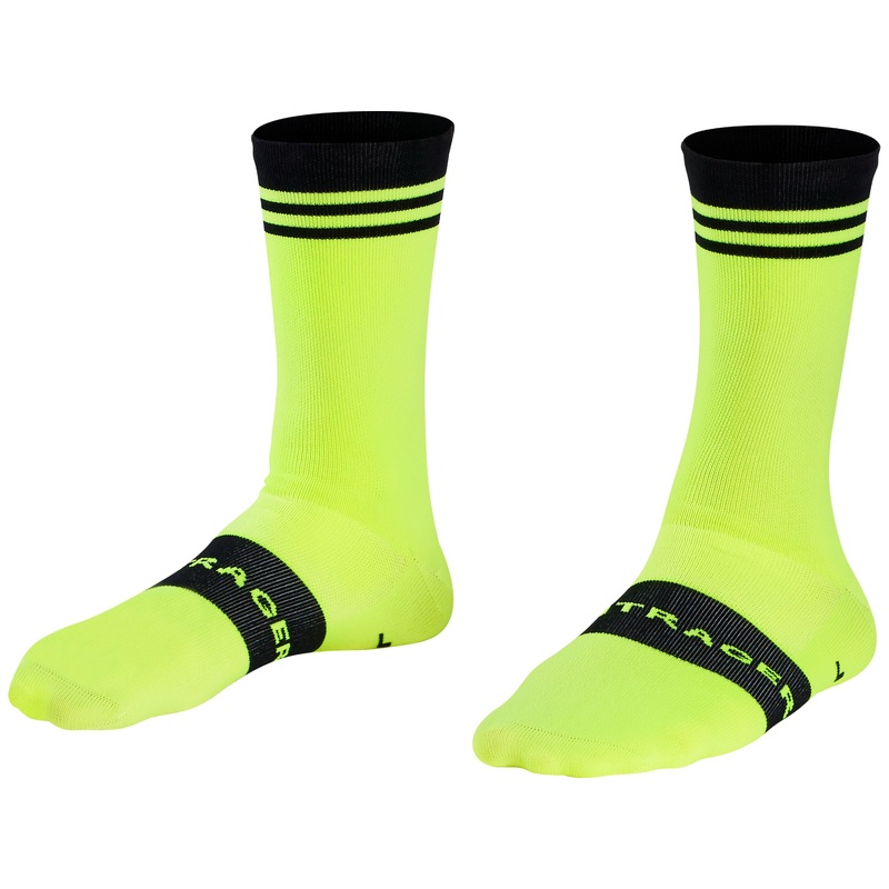 Sock Bontrager Race Crew Small (35-38) Radioactive Yellow