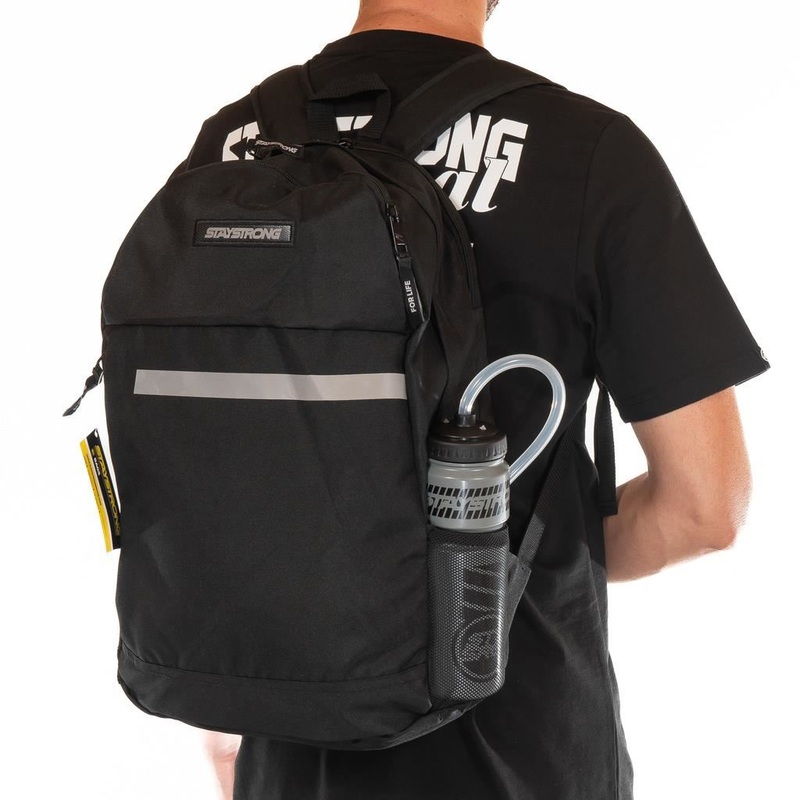 Stay Strong V2 Word Backpack – Black
