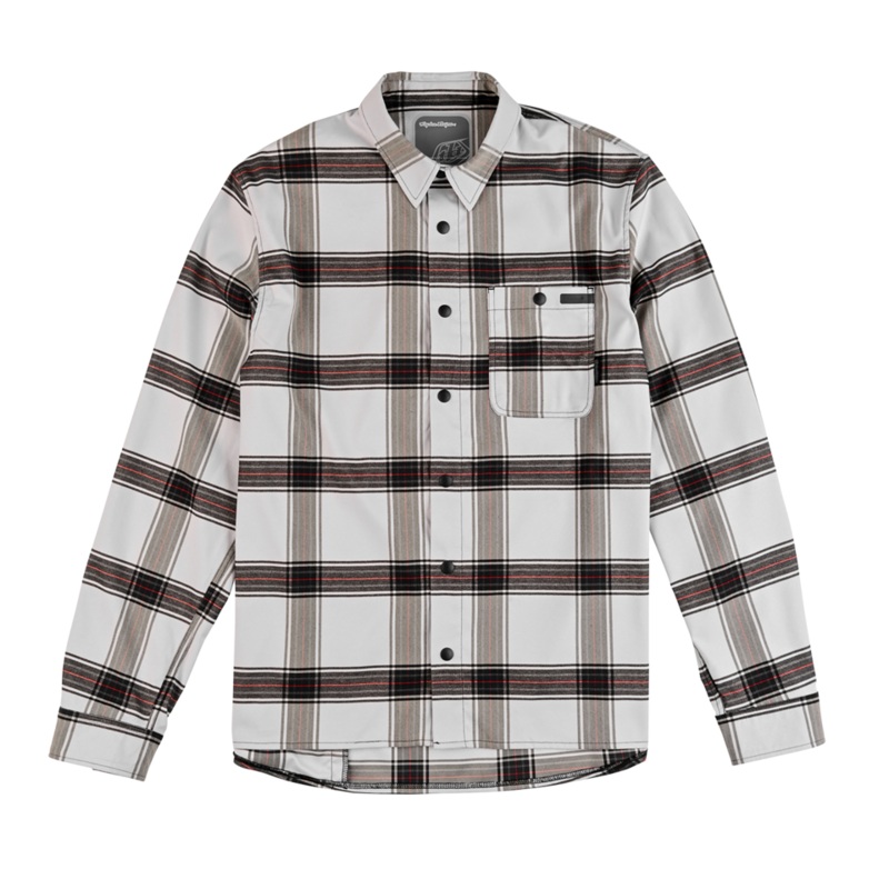 Troy Lee Designs Grind Flannel Shirt – YD Plaid – Mist