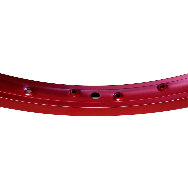 26″ Aluminum A-7X BMX Rim – 7X style – 36H – Red