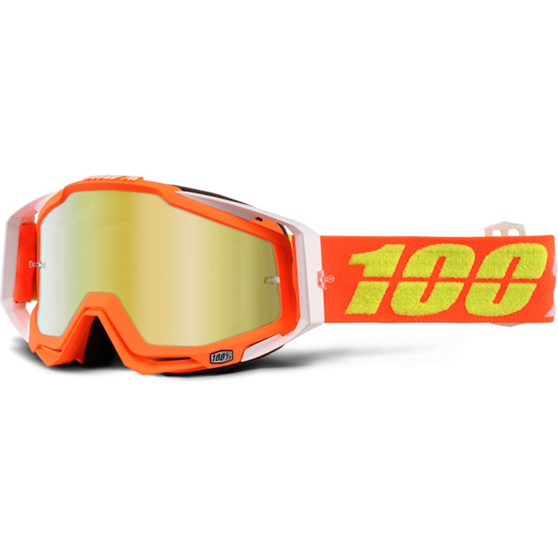 100% Racecraft Goggles-Razmataz-Mirror Gold Lens