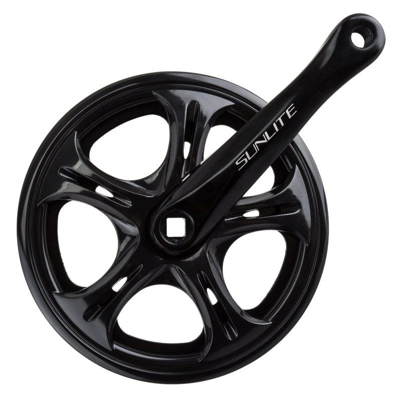 Sunlite Big City Single Speed Crank 170×52 118mm JIS Square Taper Black