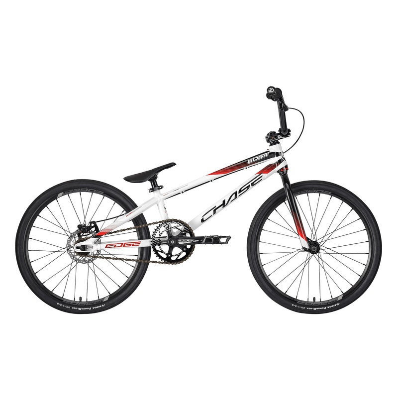 Chase Edge Cruiser 24″ BMX Race Bike-White/Red