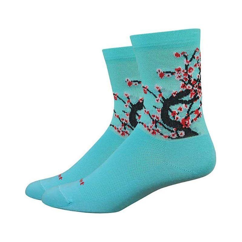 DeFeet, Aireator 4″, Socks, Neptune/Black/Red, M