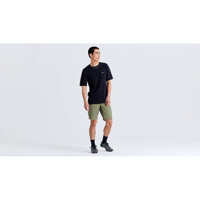 Specialized s/f cotton pocket tee ss men black xs