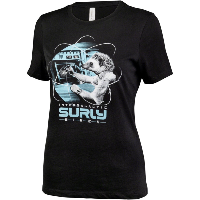 Surly Garden Pig Womens T-Shirt – Black/Gray/Teal X-Large
