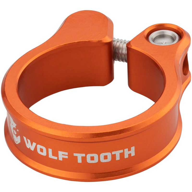 Wolf Tooth Seatpost Clamp – 36.4mm Bolt-On Orange