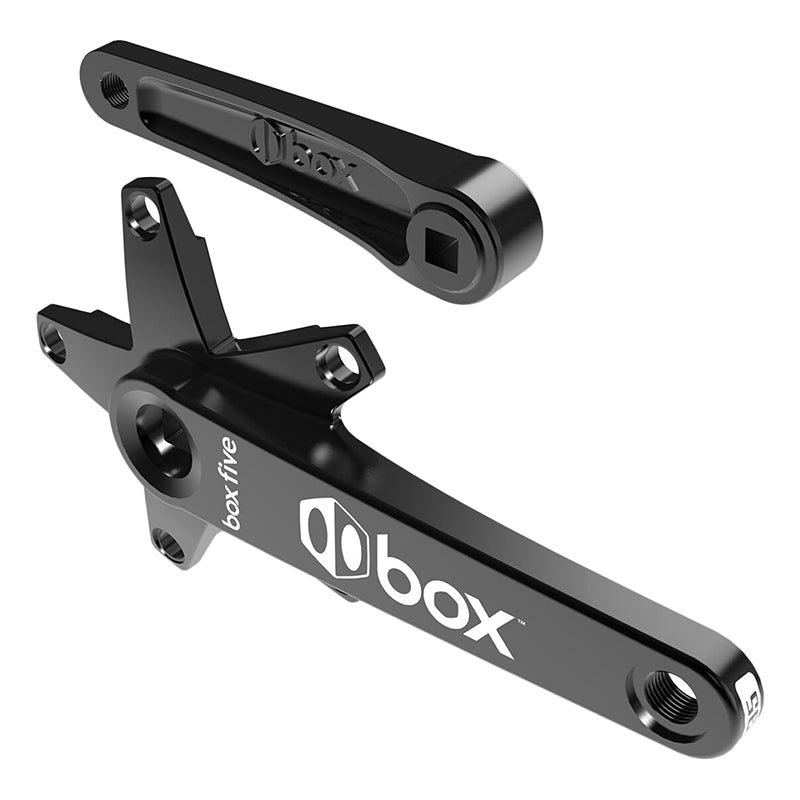 .five. Square Tapered Forged 155 SQR JIS crankset black