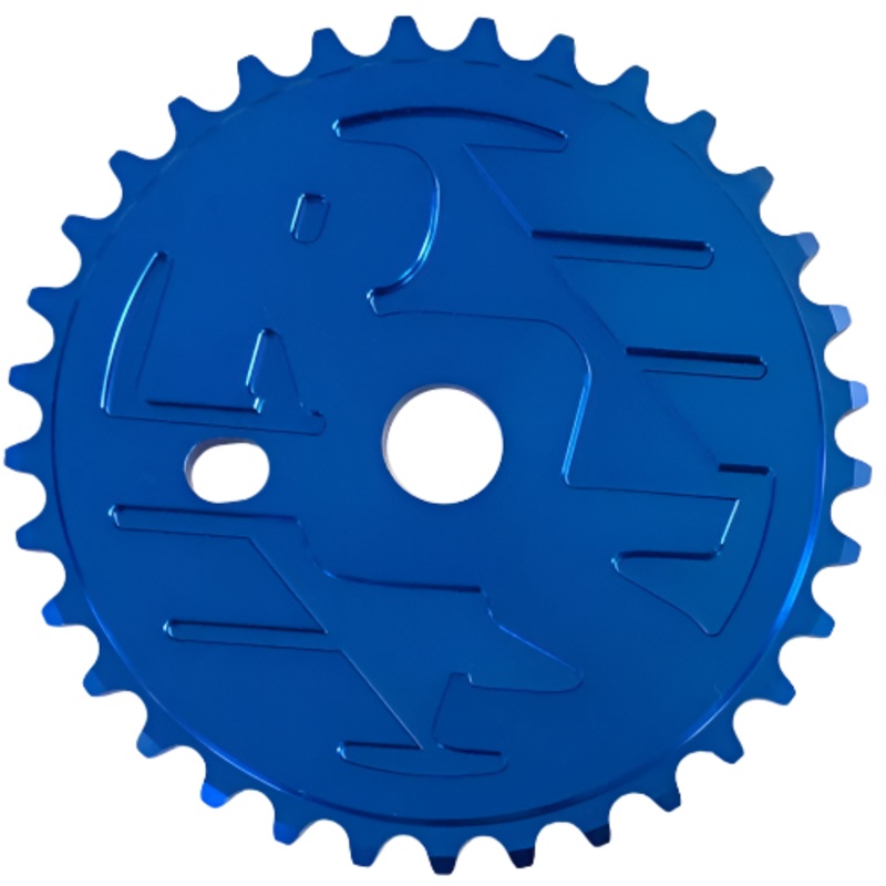 Ride Out Supply ROS Logo Sprocket / Chainwheel – 39t – Blue