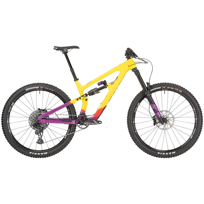 Salsa Cassidy Carbon GX Eagle Bike – 29″ Carbon Yellow/Purple Large