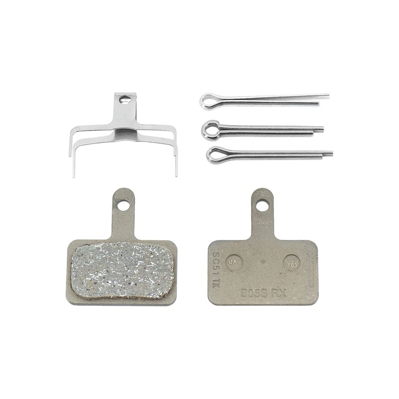 Shimano B05S-RX Disc Brake Pad Spring – Resin Compound Stainless Steel Back Plate