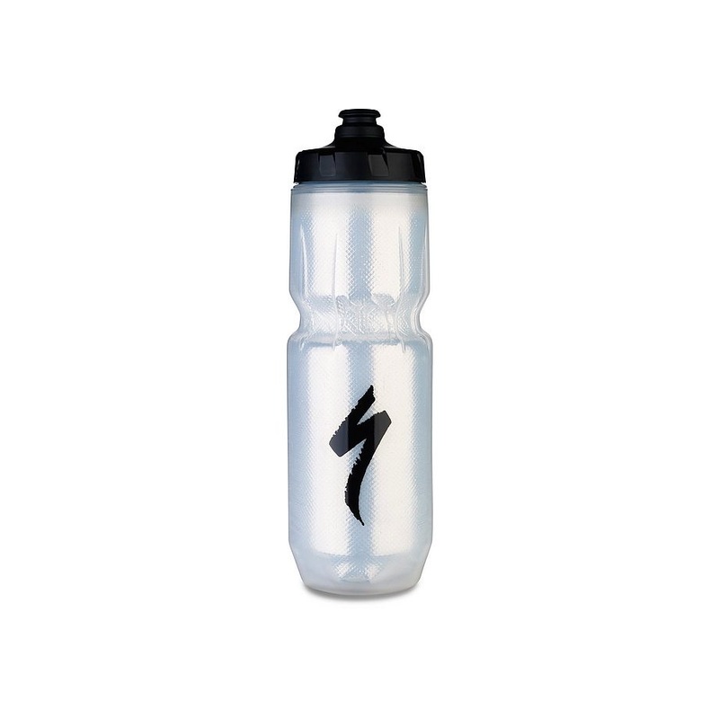 Specialized 23 oz insulated mflo ea translucent/black s-logo 23-oz