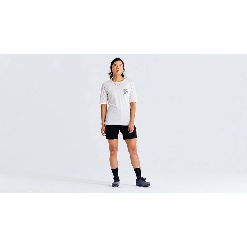 Specialized s/f cotton pocket tee ss wmn eggshell xs