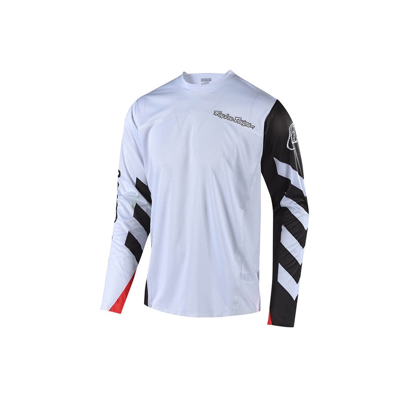 Troy Lee Sprint BMX Race Jersey-Escape-White/Black