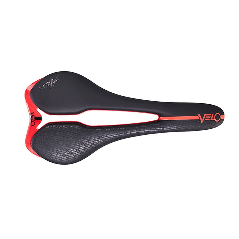 Velo Angel Fly Saddle – 128mm – Black-Red