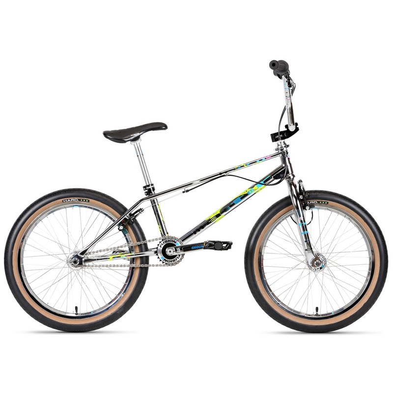 Haro Lineage Ground Master 19.5″TT BMX Freestyle Bike-Chrome