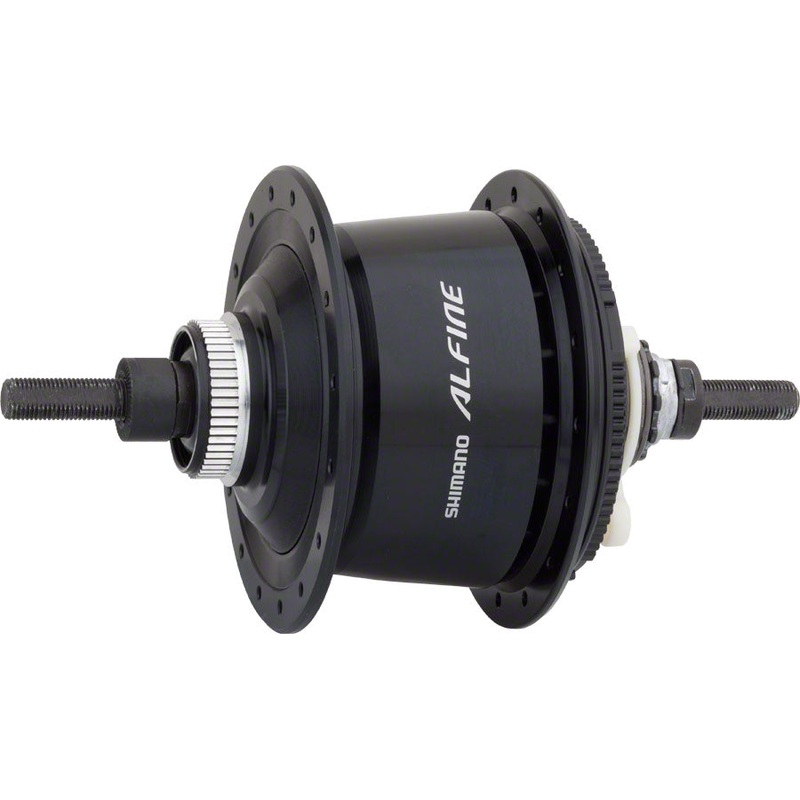 Shimano Alfine SG-S7001 8-Speed Internally Geared Disc Brake 32h Rear Hub Black, Small Parts Not Included