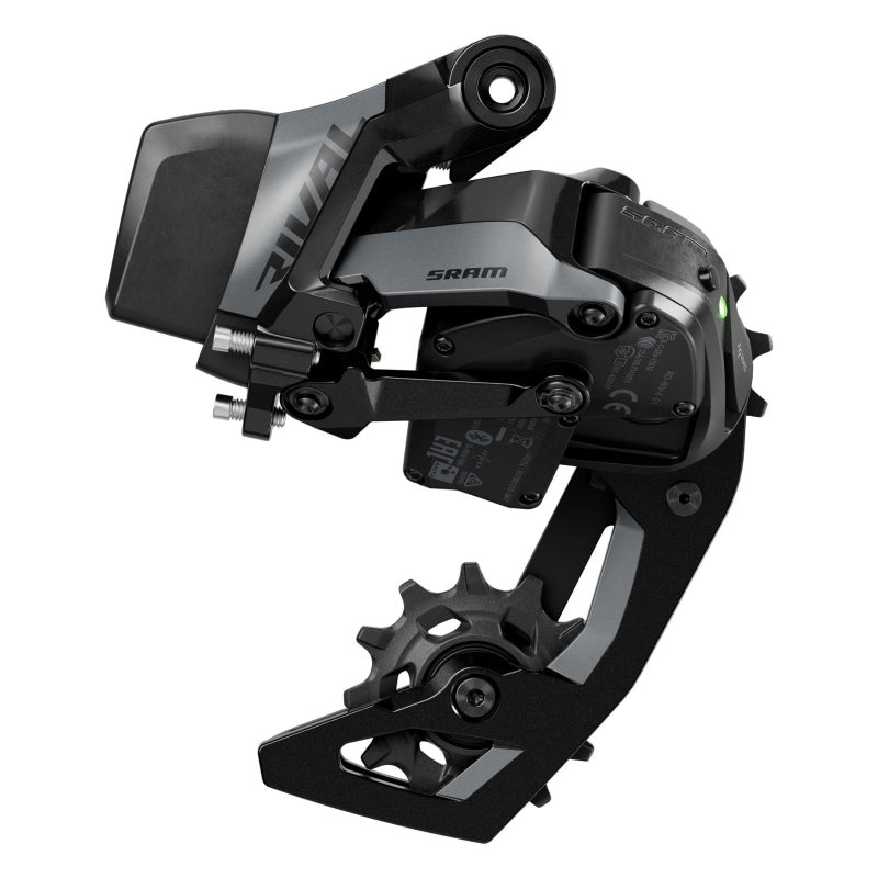 SRAM Rival AXS Rear Derailleur – 12-Speed 36t Max Battery Not Included Aluminum Cage BLK E1