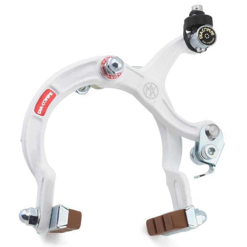 Dia-Compe MX1000 BMX Brake Caliper – Sidepull – Front or Rear – White Powercoat