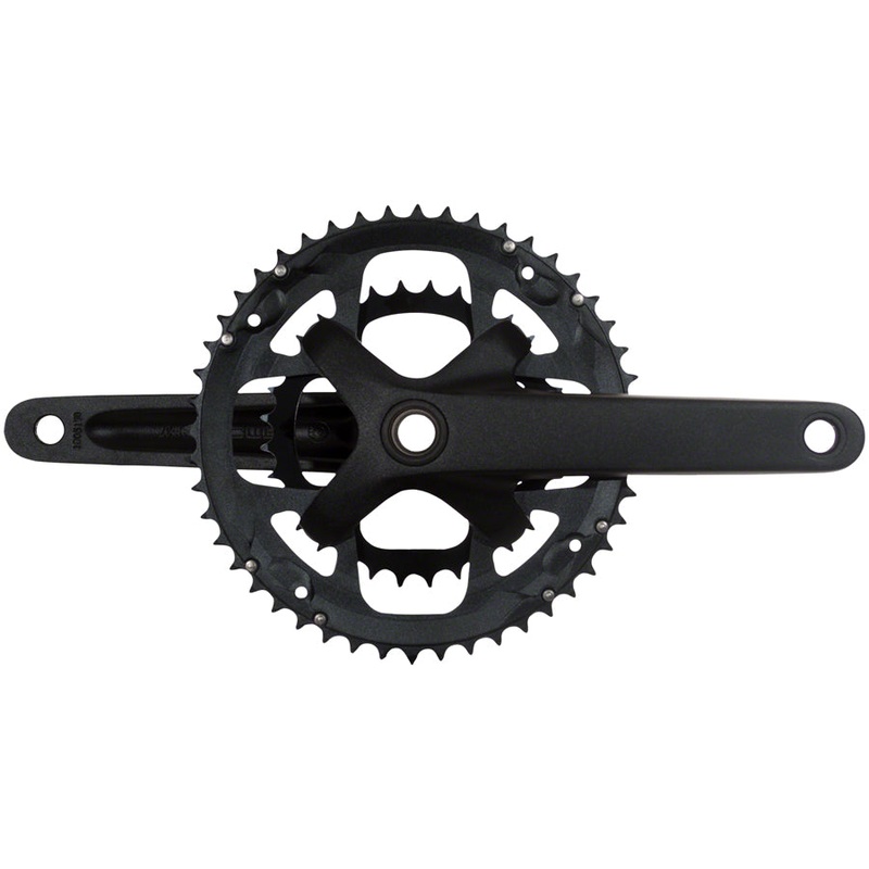 Samox G3 Crankset – 170mm 10-11 Speed 44/28t 104/64bcd 24mm Spindle Black
