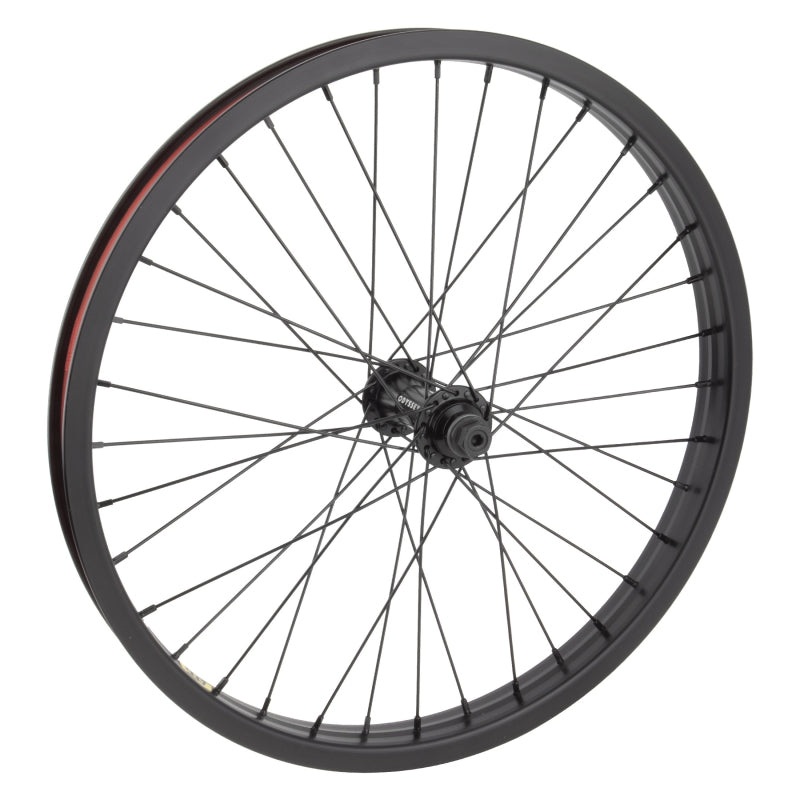 Stage-2 Front Wheel – 20″ 3/8″ x 100mm Rim Brake Black