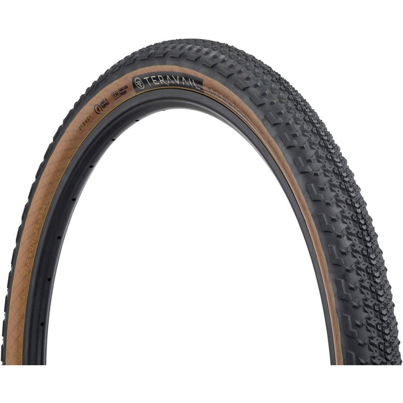 Teravail Sparwood Tire – 27.5 x 2.1 Tubeless Folding Tan Light and Supple