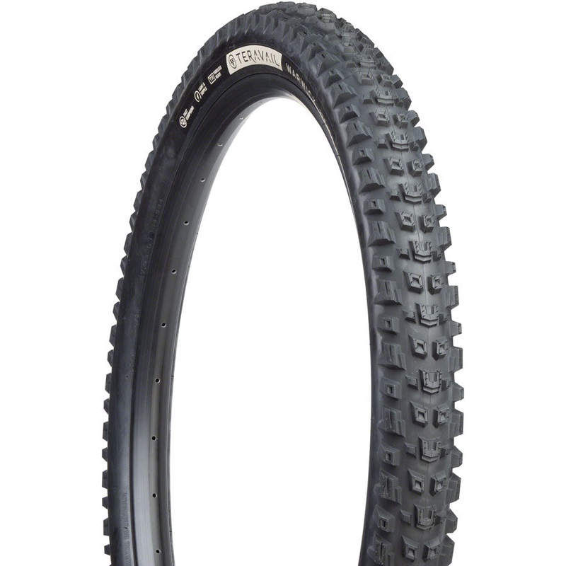 Teravail Warwick Tire – 27.5 x 2.5 Tubeless Folding BLK Light Supple Fast Compound