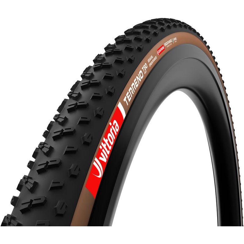 Vittoria Terreno T90 Mud Tire – 700 x 40, Tubeless, Folding, Black/Brown, Gravel Endurance, Graphene, G2.0 11A00818