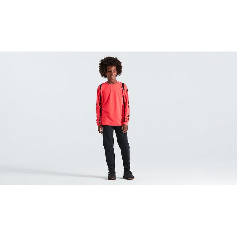 Specialized trail jersey ls yth imperial red s
