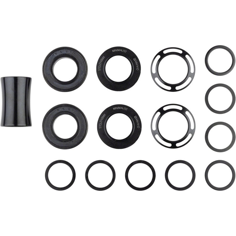 Stolen Minimalist Bottom Bracket – Mid 22mm Black