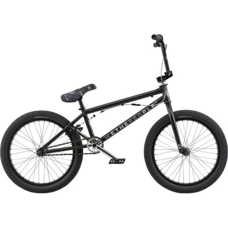 We The People CRS FS 20″ BMX Bike 20.25″ TT – Matte Black