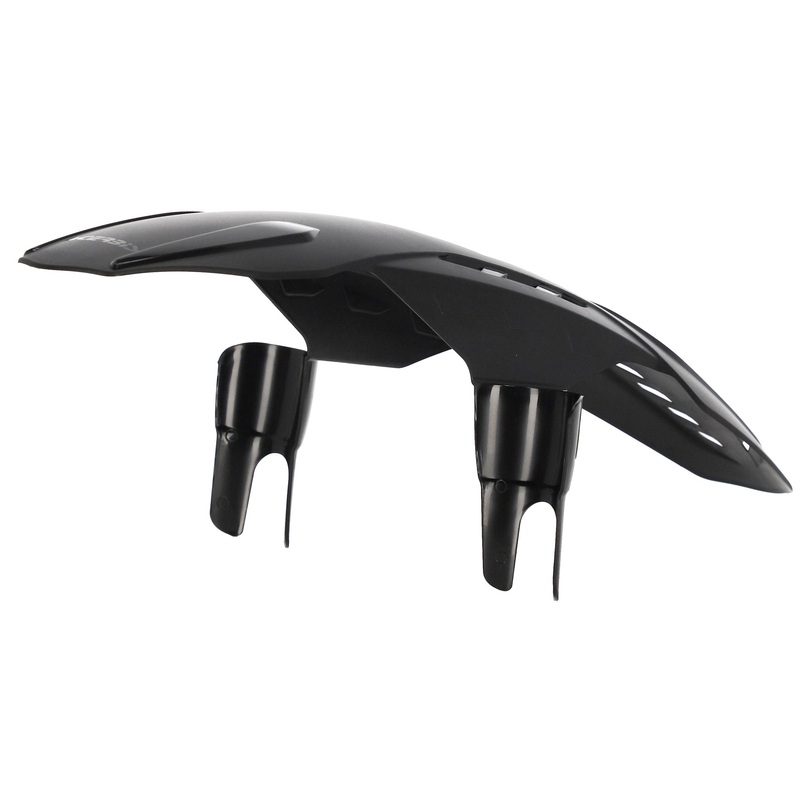Acerbis Mudout MTB Fender Black – Lightweight, Durable Plastic Front Mudguard for 26-29″ Bikes with Quick-Fit Zip Tie Mounting