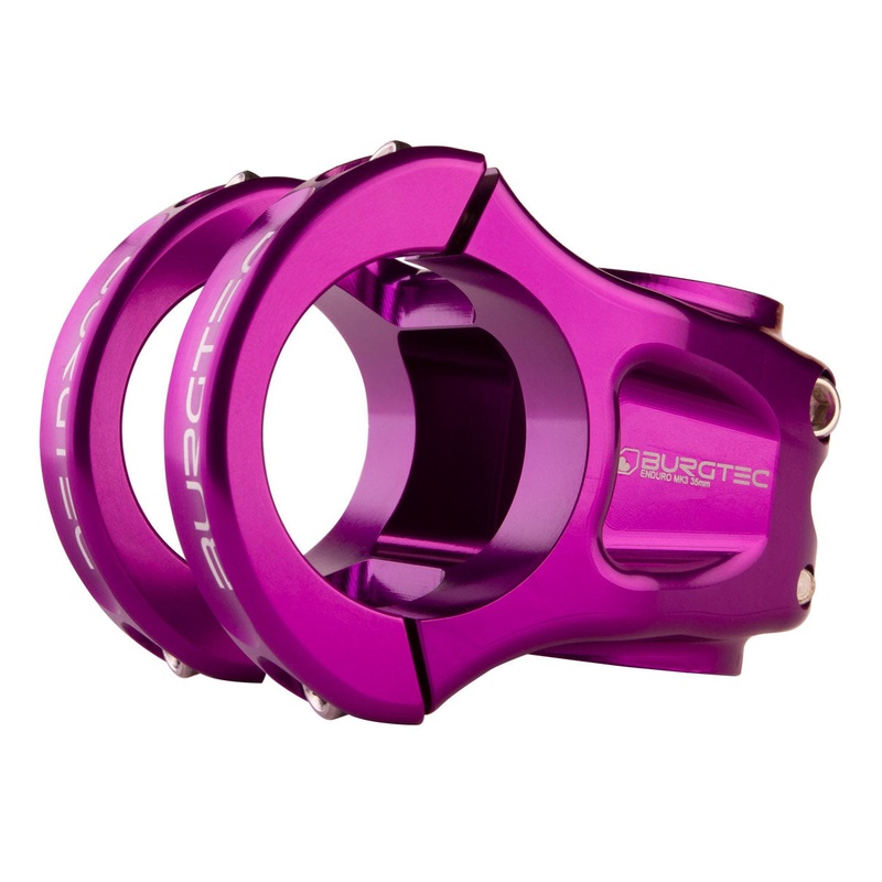 Burgtec Enduro MK3 Stem, (35.0) 0d x 35mm, Purple Rain