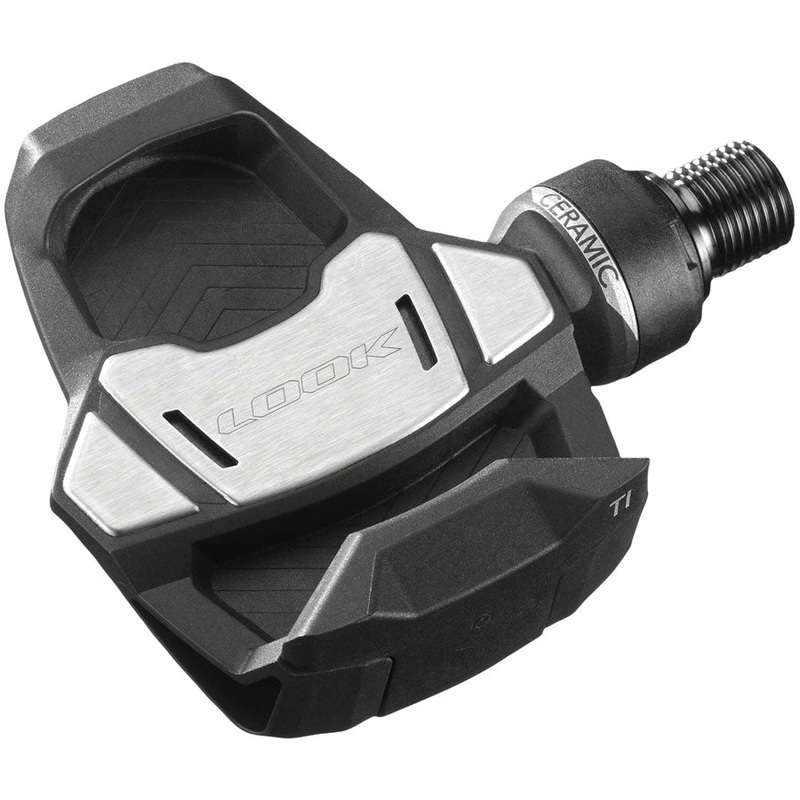 LOOK KEO BLADE CARBON CERAMIC Ti Pedals – Single Sided Clipless, Titanium, 9/16″, Black