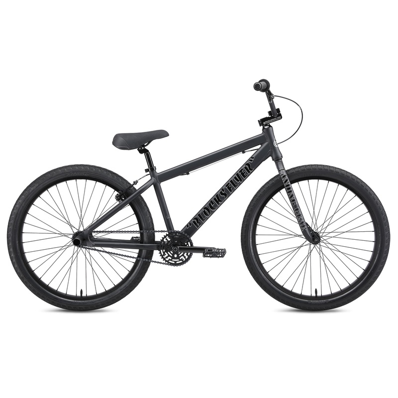 SE Bikes Blocks Flyer 26″ BMX Freestyle Bike-Matte Black