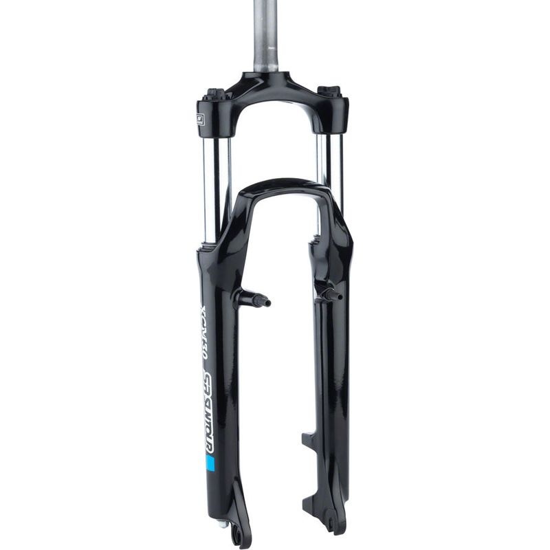 SR Suntour XCM Suspension Fork – 26 1 Threadless Steerer 100mm Rim and Disc Black