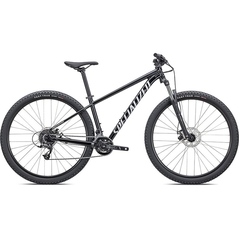 2022 Specialized rockhopper 29 bike gloss tarmac black / white l