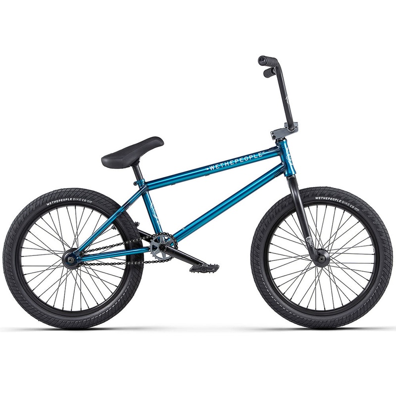 We The People Crysis 20.5″TT BMX Bike-Matte Translucent Teal