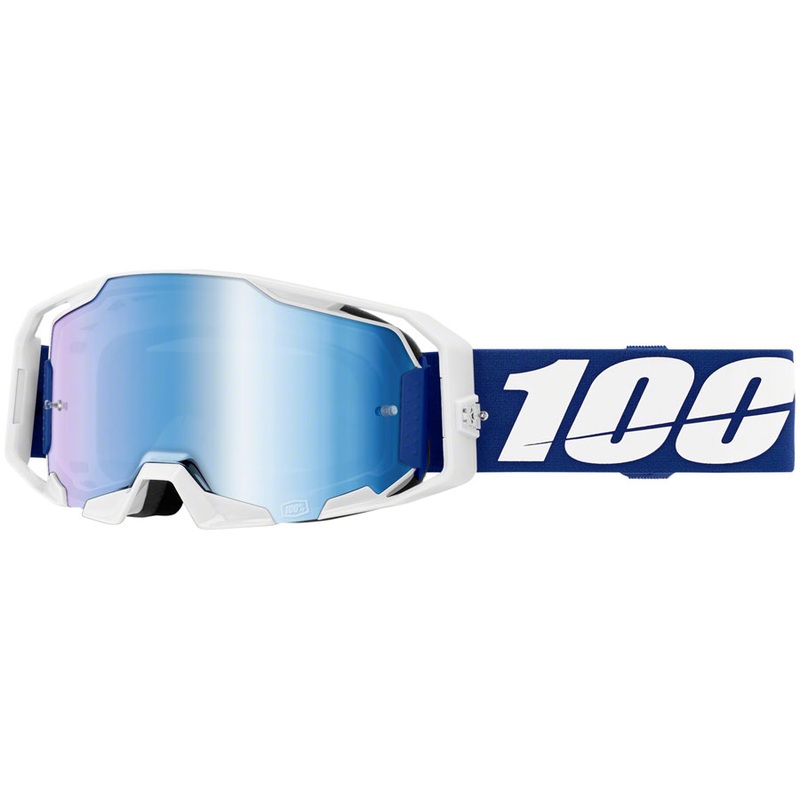 100% ARmatic Goggles – Blue, Mirror Blue Lens