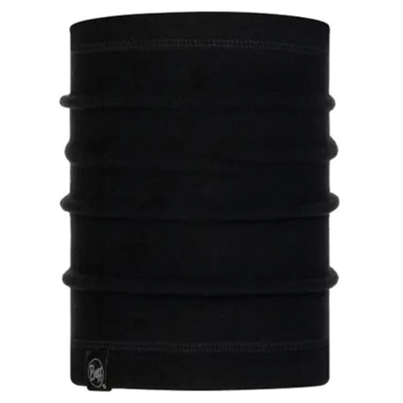 Buff Buff Youth Polar Solid Black Neck Gaiter – Stay Warm and Stylish!