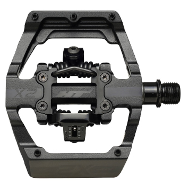 HT Pedals X2-SX Clipless Platform Pedals CrMo – Stealth Black