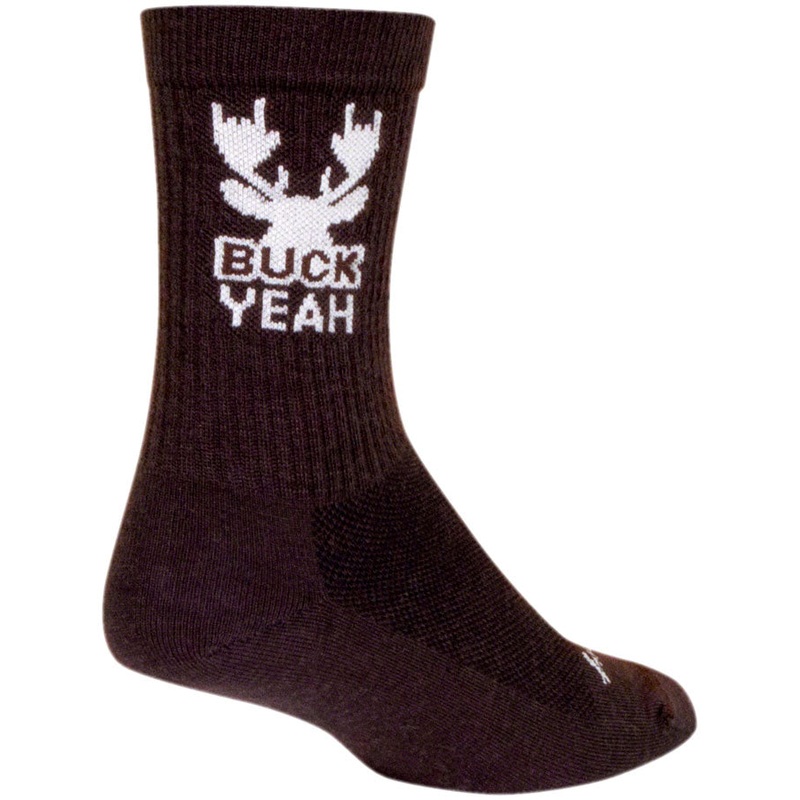 SockGuy Buck Yeah Wool Socks – 6″ Small/Medium