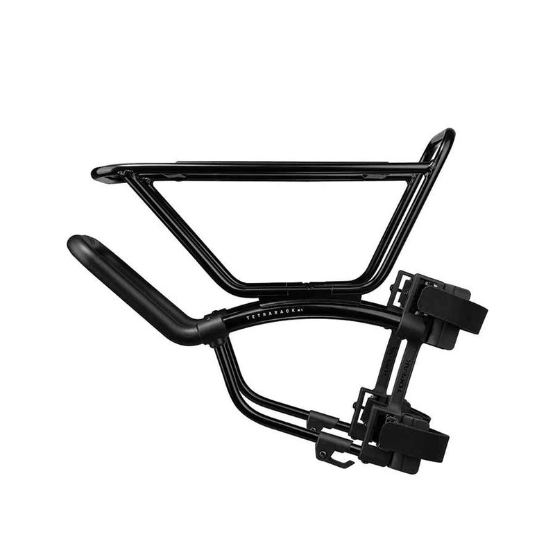 Topeak TetraRack M1 Front Rack for MTB – Fork Blade Strap Mount Black