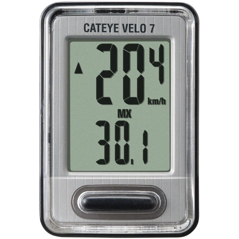 CatEye Velo 7 Bike Computer – Wired Black